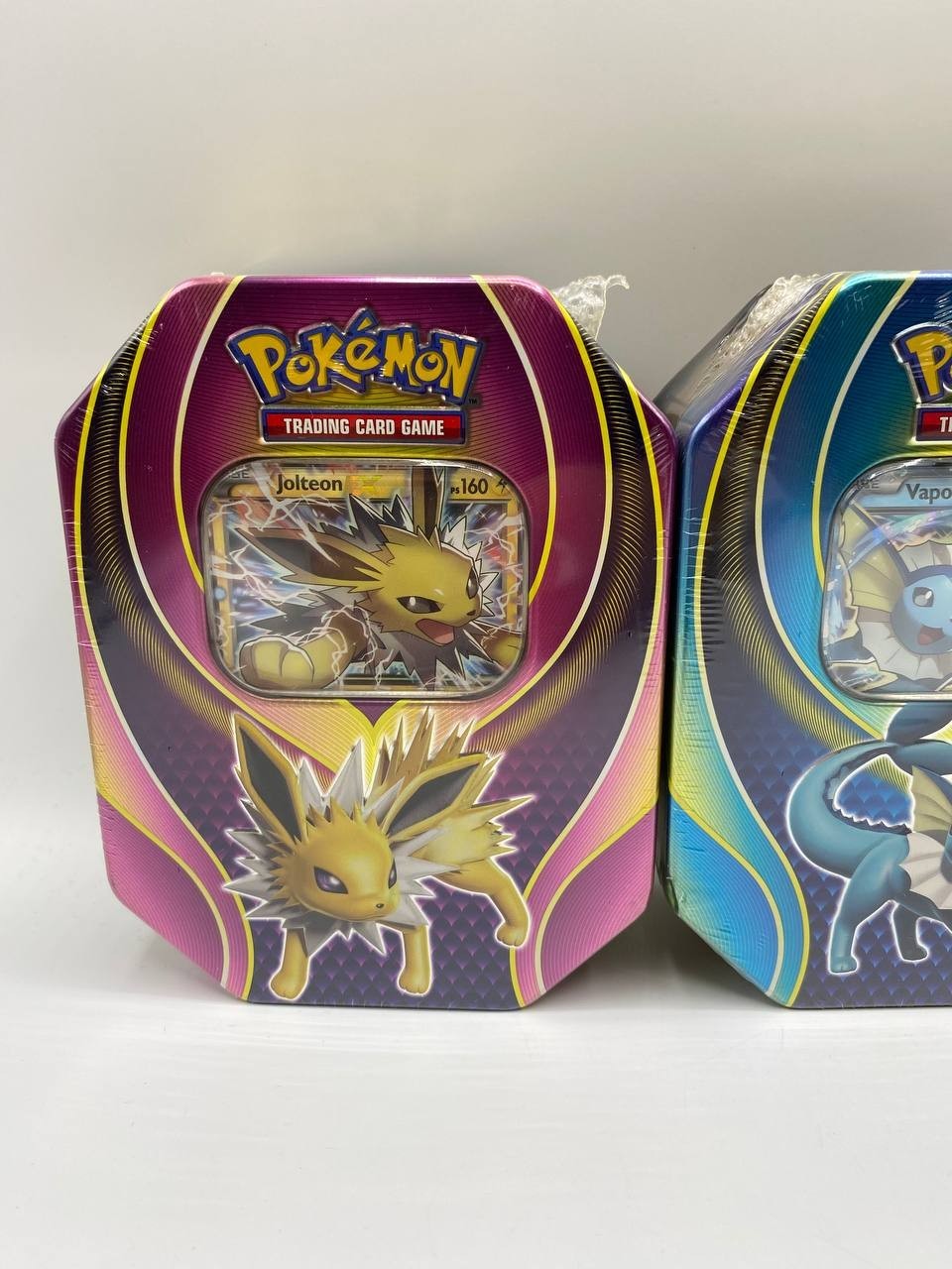 Pokémon Evolutions Tin Set 3 Sealed Flareon Jolteon Vaporeon ITA EX Trio Carta