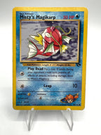Carta Pokemon set Gym Challenge Misty's Magikarp 88/132 Inglese Played Vintage