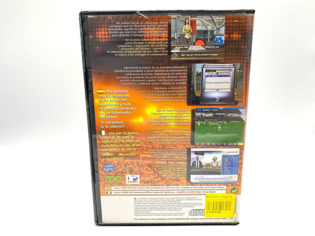 Premier Manager 2002 2003 Season Versione Pal PS2 Usato Testato Italiano