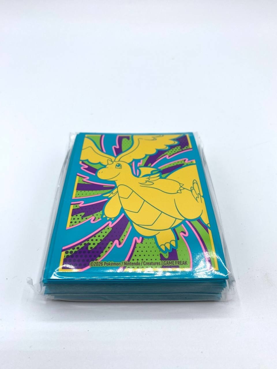 Confezione 65 Sleeves Protettive Dragonite Pokemon ETB Ascesa Eroica Sealed