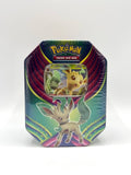 Pokemon 2018 Evolution Celebration Tin leafeon GX Sealed Italiano 4 bustine