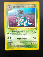 Carta Pokémon Nidoqueen 7/64 Holo set Jungle Italiano 1999 Vintage Good