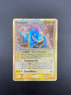 Carta Pokemon Feraligatr set Specie delta 2/101 EX Drago Holo Good Vintage