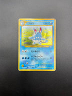 Carta Pokemon Azumarill No. 184 Holo set Neo Genesis Japanese Poor Vintage