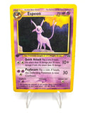 Carta pokemon Espeon 20/75 set Neo Discovery 1a edizione Played Vintage no holo