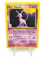 Carta pokemon Espeon 20/75 set Neo Discovery 1a edizione Played Vintage no holo