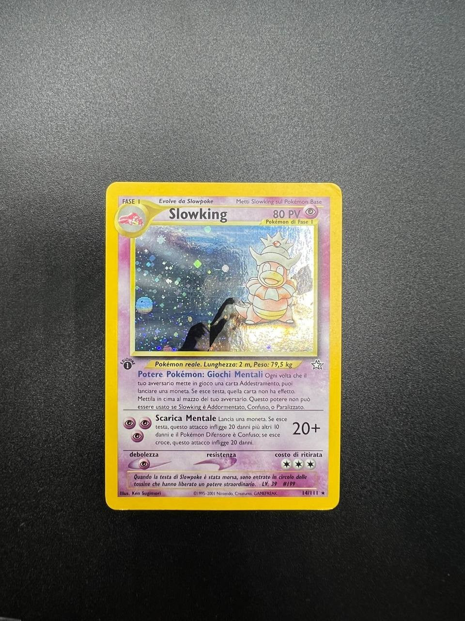 Slowking (NG14) Rare Holo Neo Genesis 14/111 good italiano prima edizione