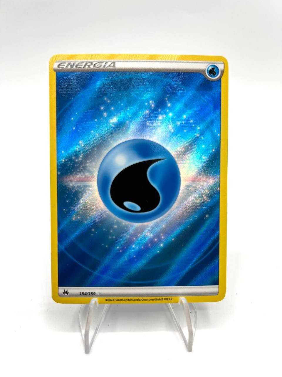 Carta pokemon Energia acqua Zenith Regale CRZ 154/159 Near mint Holo Italiano