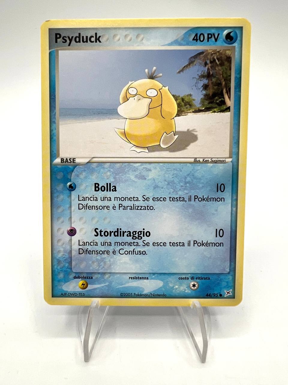 Carta Pokémon Psyduck 44/95 EX Team Magma vs Team Aqua no Holo ITA Near mint
