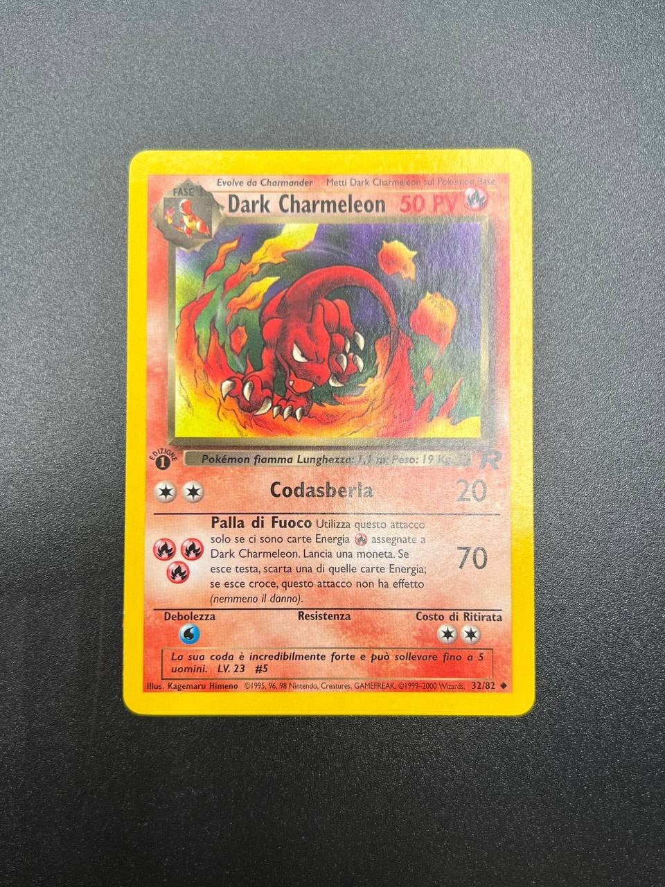 Pokemon Dark Charmeleon non comune 32/82 TR Team Rocket italiano good prima ed.