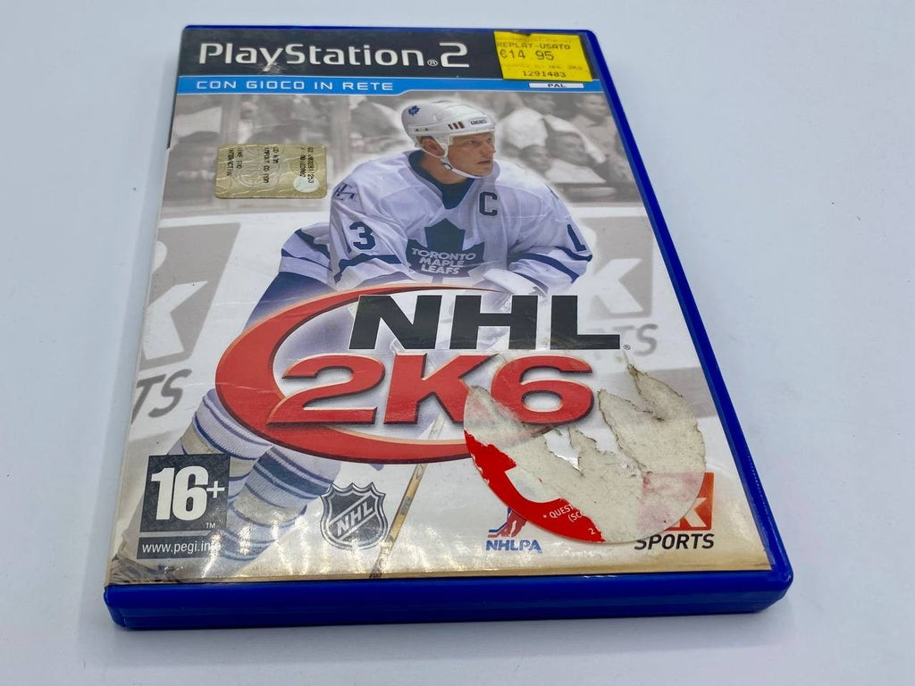 NHL 2K6 ICE HOCKEY 2006 SONY PS2 PLAYSTATION 2 ITALIANO ORIGINALE COMPLETO