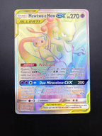 Carta Pokemon Mewtwo e Mew Gx Alleati 242/236 Full Art Sintonia Mentale Ita Good
