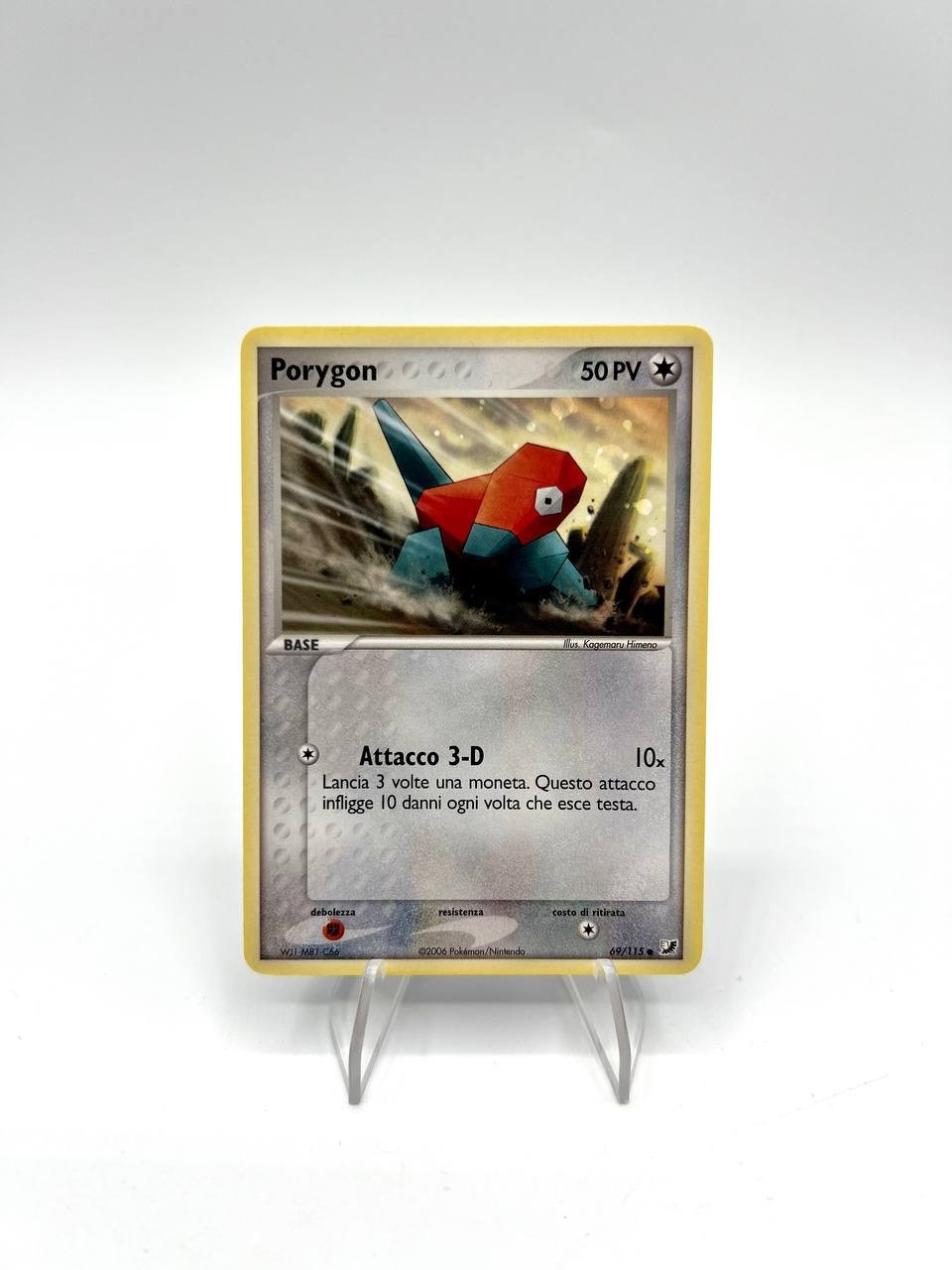 Carta pokemon Porygon 69/115 Ex forze segrete Italiano Excellent Vintage