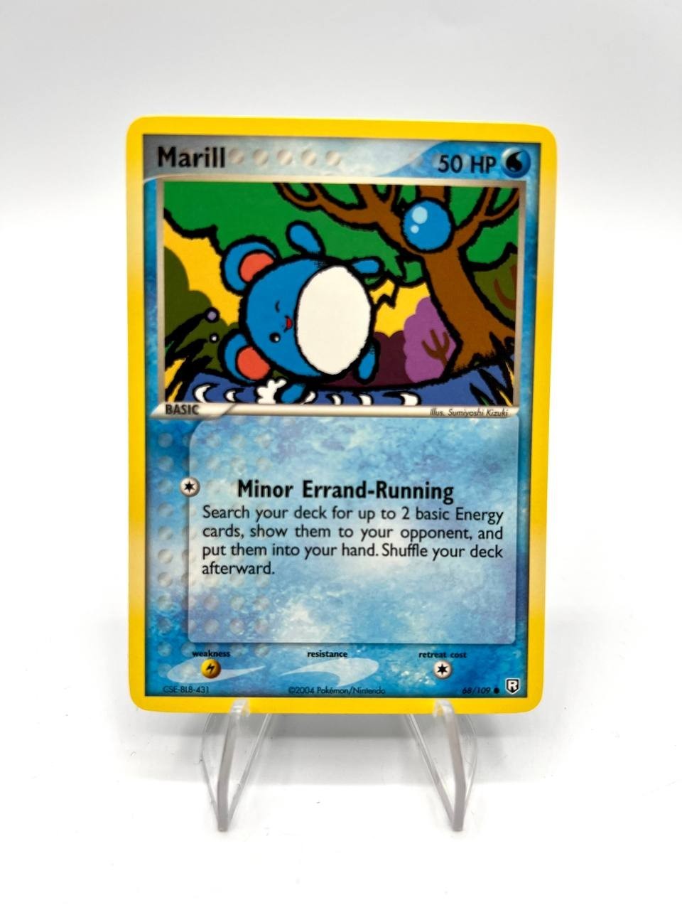 Carta pokemon Marill 68/109 set Team Rocket Returns Excellent Vintage Inglese