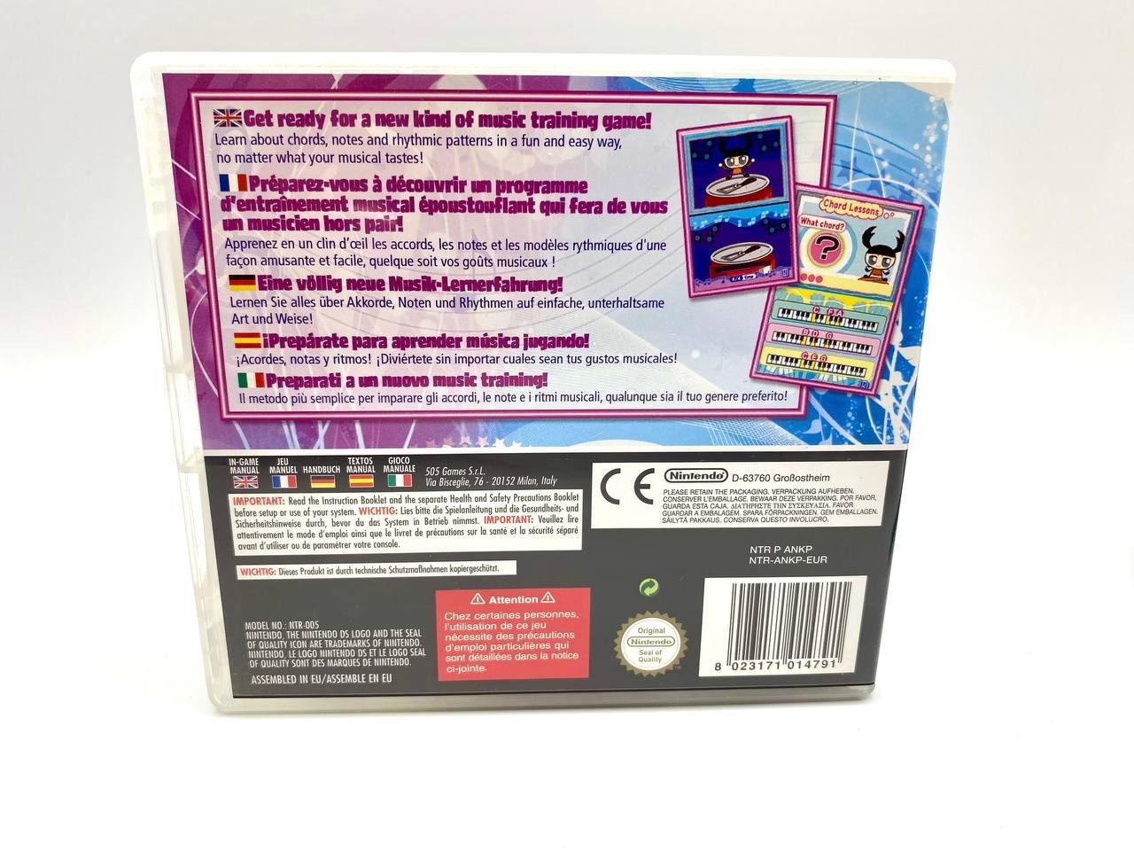 RHYTM'N NOTES NINTENDO DS MUSICALE Funzionante Completo Italiano Multi lingua