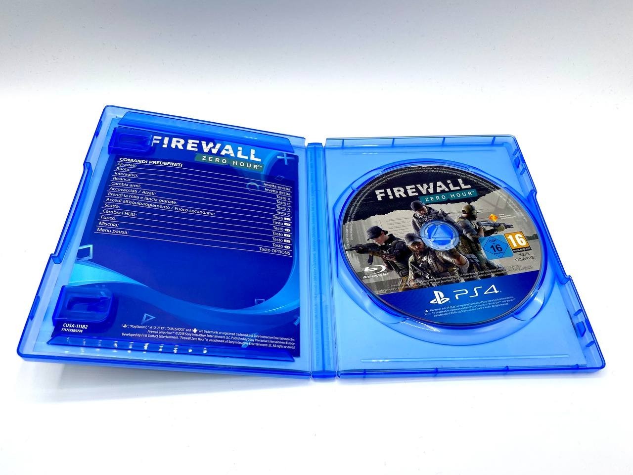 videogioco VR ps4 FIREWALL ZERO HOUR PlayStation 4 Funzionante Completo
