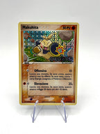 Makuhita Ex Deoxys DX65 reverse Pokemon TCG rara holo stamped italiano good