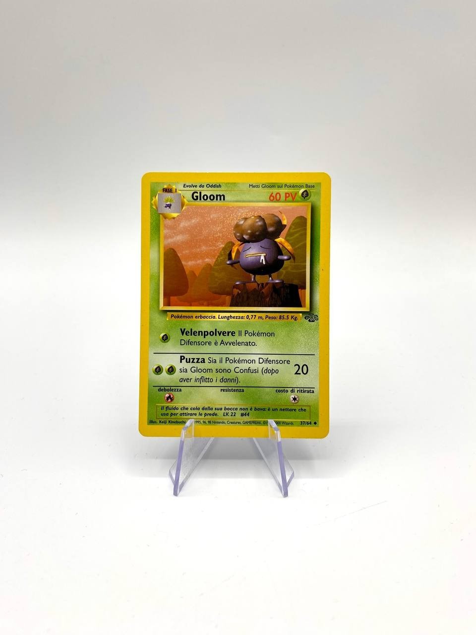 Carta Pokemon Gloom 37/64 set Jungle JU Italiano Excellent vintage no holo