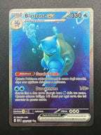 Pokemon Blastoise ex MEW 200/165 Scarlatto Violetto 151 Italiano Near mint Holo