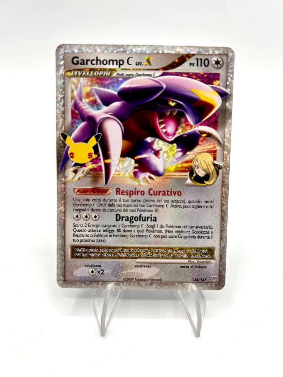Carta Pokemon Garchomp C LIV.X DP46 25th Gran festa Holo Near Mint Holo Italiano