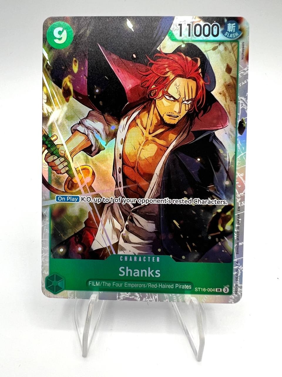 Carta one piece Shanks Reprint ST16-004 Premium Booster The Best Vol. 2 ENG NM