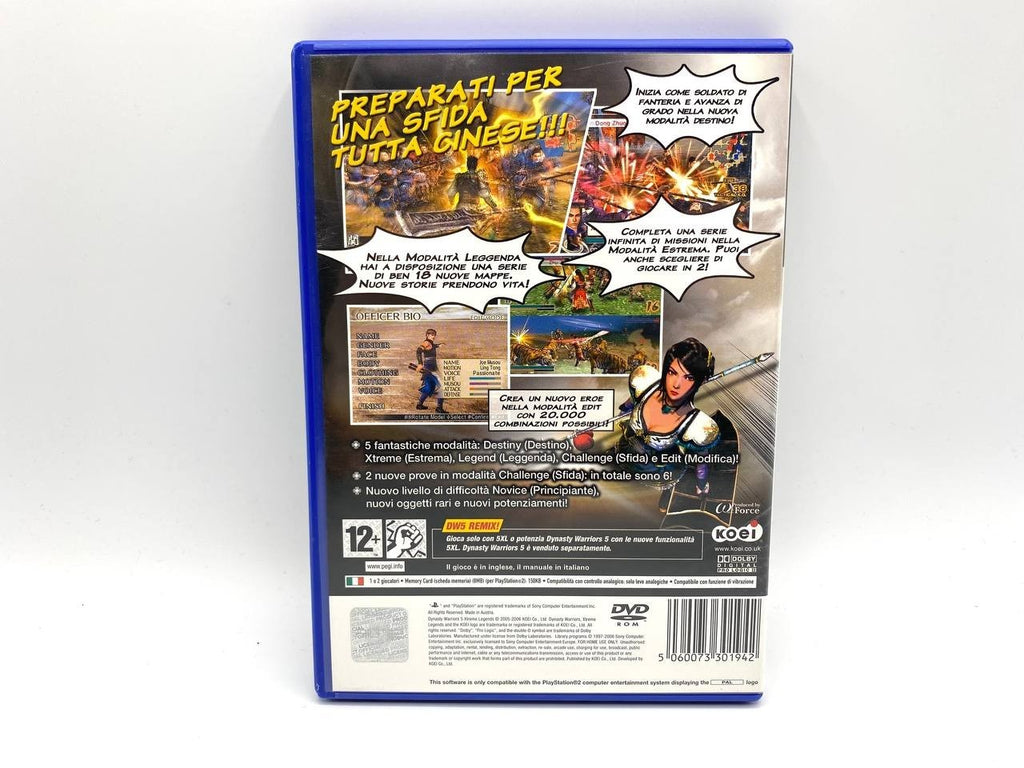 Dynasty Warriors 5 Xtreme Legends - PlayStation 2 PS2 Ita Italiano Completo