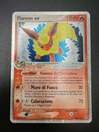 Carta pokemon Flareon ex 108/113 set EX Specie delta Holo Vintage Poor Italiano
