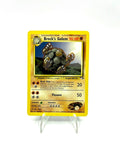 Carta pokemon Brock's Golem 20/132 Gym Heroes No holo Excellent Inglese Vintage
