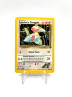 Carta pokemon Sabrina's Porygon 98/132 Gym Challenge Played Vintage Inglese