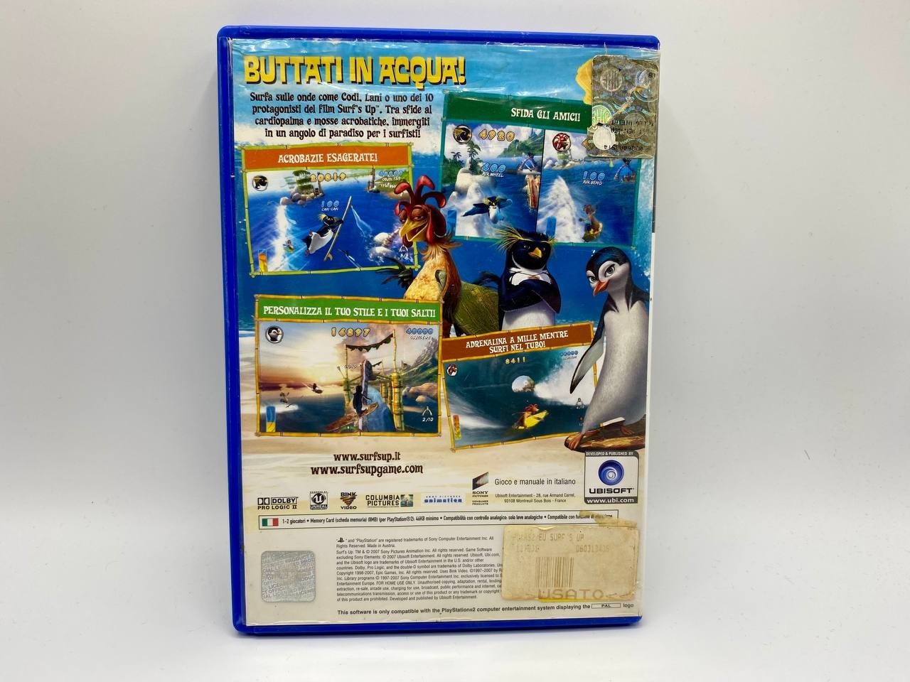 Videogioco Surf's up i re delle onde ps2 Playstation Ubisoft Completo Italiano