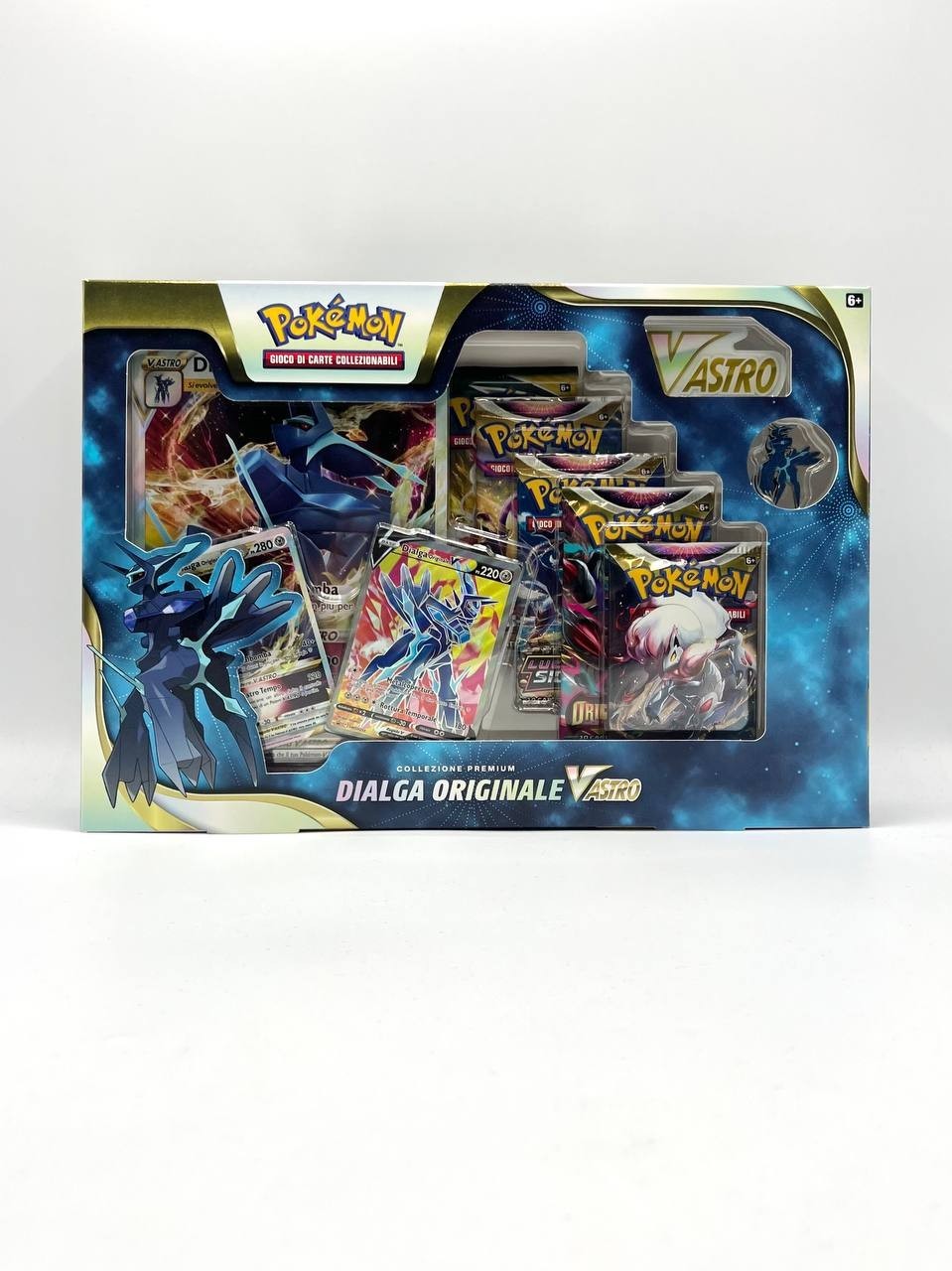 POKÉMON collezione  premium DIALGA ORIGINALE V ASTRO SIGILLATO SEALED Italiano