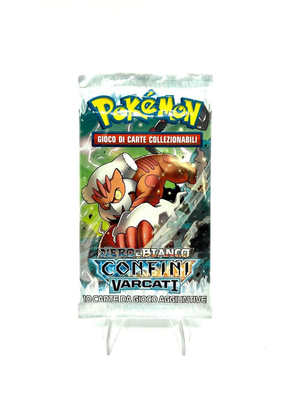 Bustina Carte pokemon set Nero e bianco confini varcati Italiano Sealed Vintage