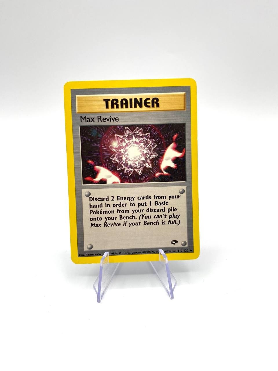 Carta pokemon Max Revive 117/132 Gym Challenge Inglese Excellent Vintage No holo