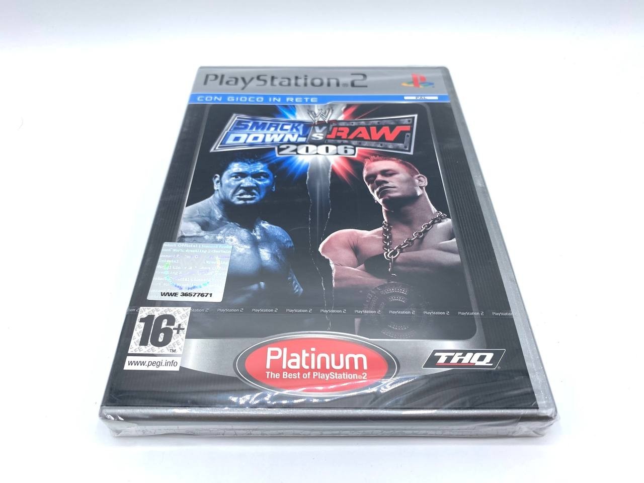 WWE SmackDown Vs Raw 2006 Sony PlayStation PS2 Platinum Nuovo Sigillato Italiano