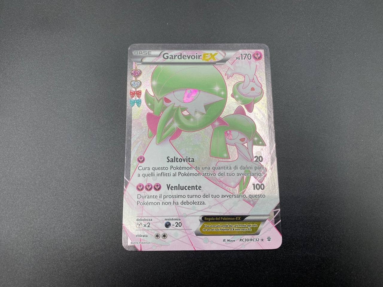 Pokemon Gardevoir EX FullArt RC30-32 Generations Radiant Collection ITALIANO
