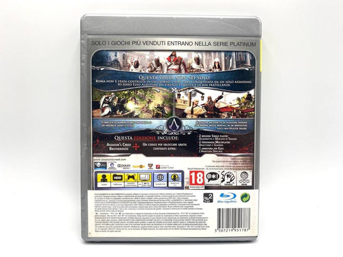 ASSASSIN'S CREED BROTHERHOOD PS3 PLAYSTATION 3 Italiano ITA Completo Platinum