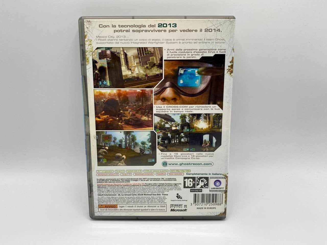 Microsoft XBOX 360 Ghost Recon Advanced Warfighter Italiano Completo funzionante