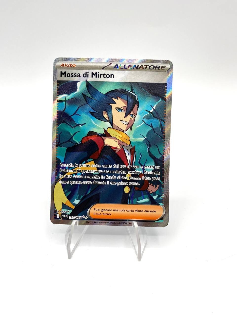 Carta Pokemon Mossa di Mirton 120/094 PFL Full Art Fiamme Spettrali Italiano NM