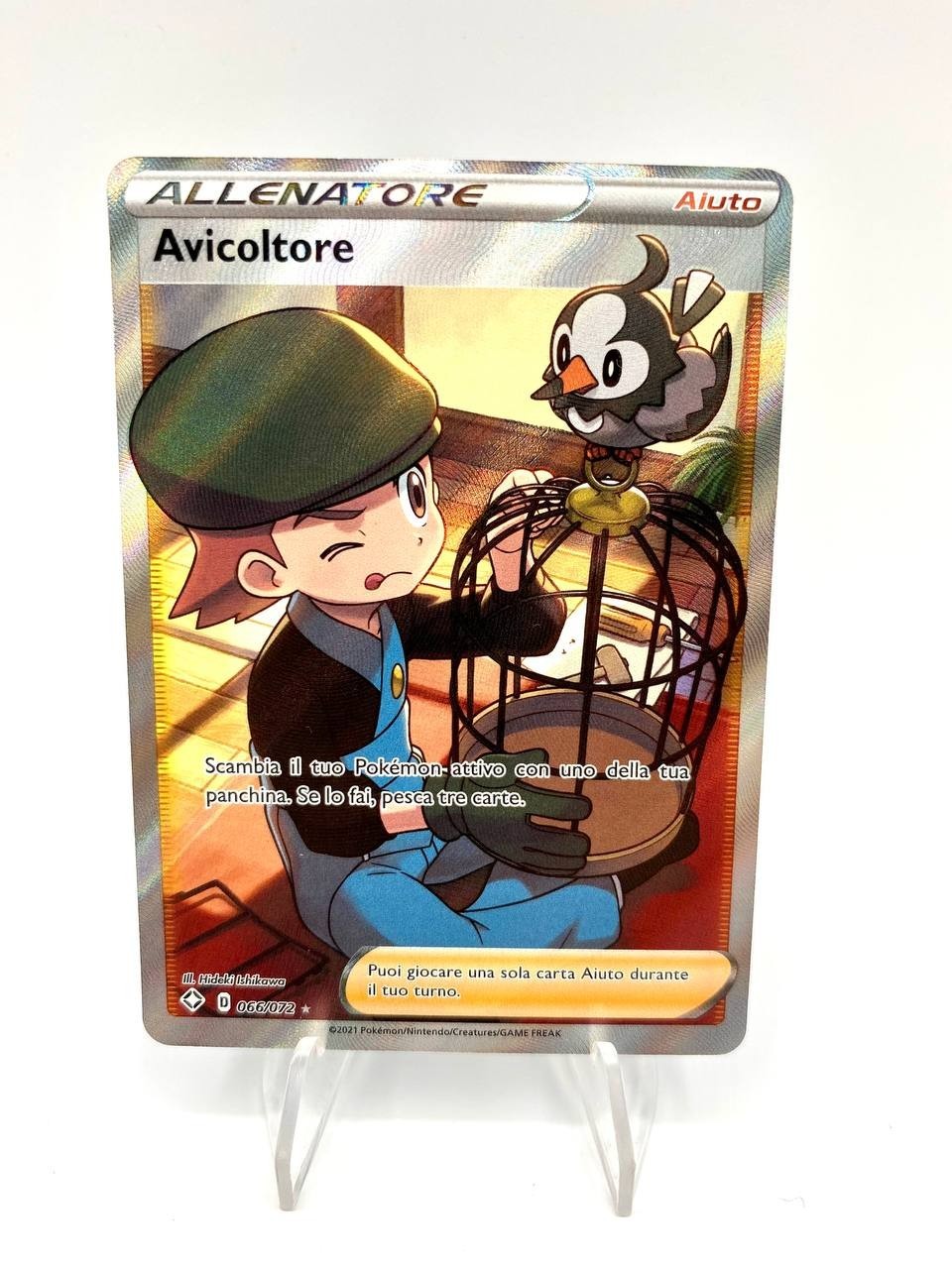 Carta Pokemon Avicoltore 066/072 set Destino Splendente SHF Italiano Near Mint