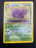 Carta pokemon Weezing 45/62 set Fossil FO Excellent Vintage 1 edizione Italiano