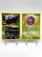 Carte pokemon Dark Weezing 42/109 Koffing 61/109 Team Rocket Returns NM no holo