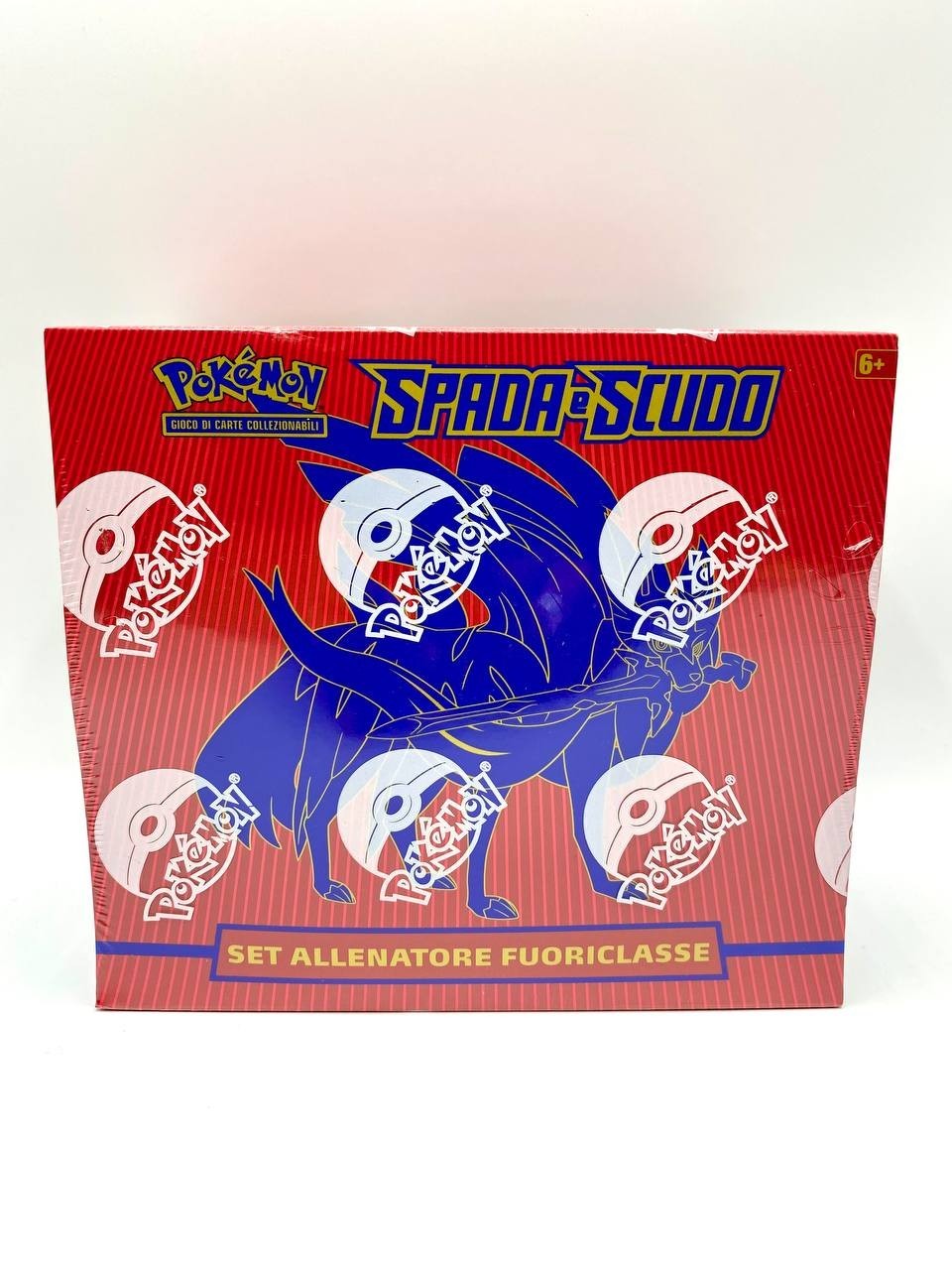 Pokemon ETB Spada Scudo Zacian Set Allenatore Fuoriclasse ITA Difetto Pellicola