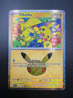 Pokemon Pikachu 30C 048/128 26/30 30° Anniversario Near Mint Italiano Holo