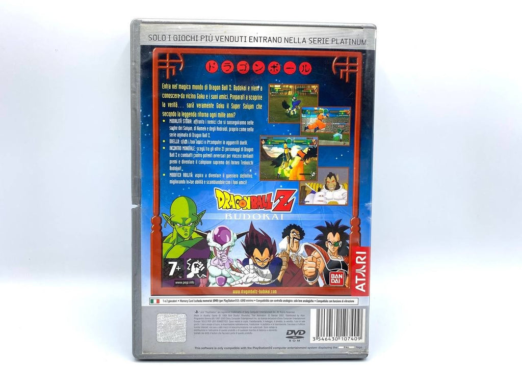 Videogioco PS2 Playstation Dragon Ball Z Budokai 1 Platinum Italiano Funzionante