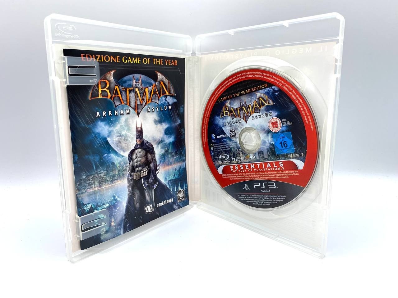 Batman: Arkham Asylum essential GOTY Sony PlayStation 2010 PS3 Completo Italiano