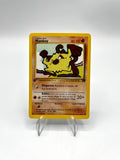 Carta pokemon Mankey 61/82 set Team Rocket Vintage Played Italiano 1a Edizione