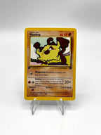 Carta pokemon Mankey 61/82 set Team Rocket Vintage Played Italiano 1a Edizione
