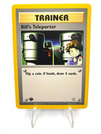 Carta Pokemon Bill's Teleporter 91/111 Neo Genesis Vintage Prima edizione EXC