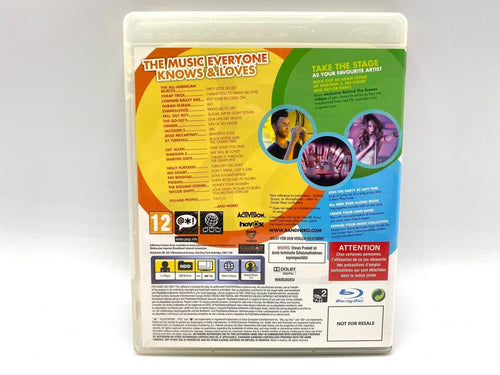 Band Hero PS3 PlayStation 3 SONY ITALIANO ITA COMPLETO TESTATO E FUNZIONANTE