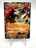 Carta pokemon Groudon EX XY42 set XY black star Promo Inglese Near mint Holo